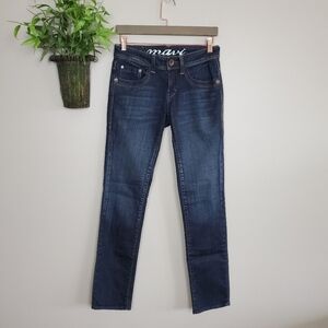 Mavi Sophie Skinny Slim Leg Dark Wash Stretch Mid Rise Stretch Jeans 26 32
